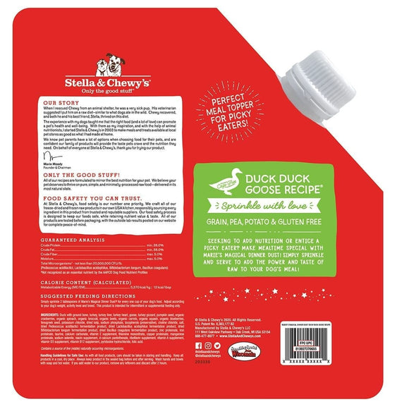 Stella & Chewy's -  Marie's Magical Dinner Dust Duck Duck Goose Food Topper (For Dogs)