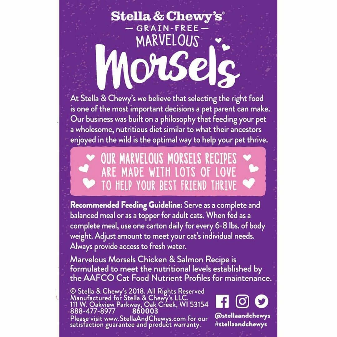 Stella & Chewy's - Marvelous Chicken & Salmon Medley Morsels (Wet Cat Food)