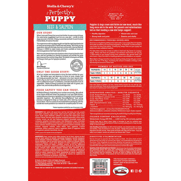 Stella & Chewy's - Perfectly Puppy Beef & Salmon Dinner Patties Freeze-Dried Raw Dog Food (Puppy)