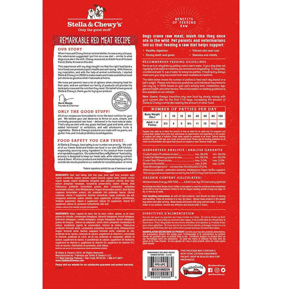 Stella & Chewy's - Remarkable Red Meat Freeze-Dried Raw Dog Food