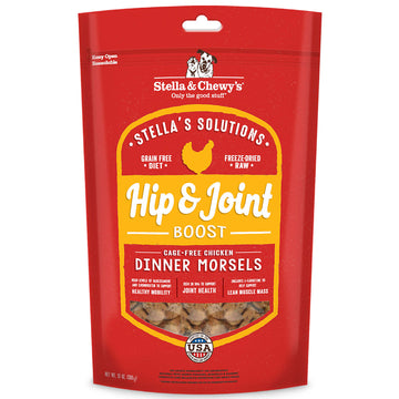 Stella & Chewy's -  Stella's Solutions Hip & Joint Boost Freeze-Dried Raw Cage-Free Chicken Dinner Morsels (Adult Dogs)