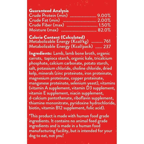 Stella & Chewy's - Stella's Stew Grass-Fed Lamb Recipe (Wet Dog Food)