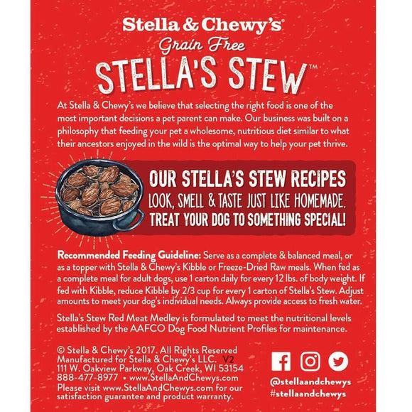 Stella & Chewy's - Stella's Stew Red Meat Medley Recipe (Wet Dog Food)
