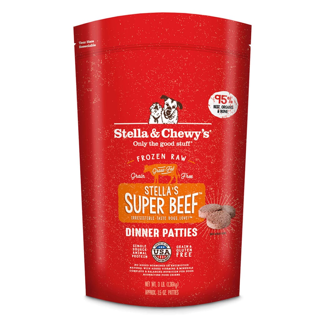 Stella & Chewy's - Stella's Super Beef Frozen Raw Dinner Patties (For Dogs) - Frozen Product