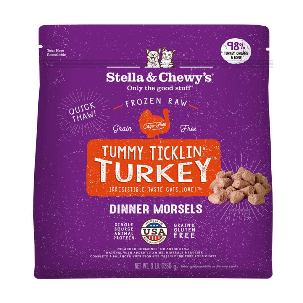 Stella & Chewy's - Tummy Ticklin' Turkey Frozen Raw Dinner Morsels (Cat Food) - Frozen Product