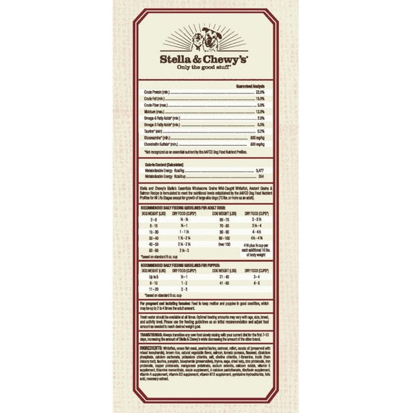 Stella & Chewy's - Wild-Caught Whitefish, Ancient Grains & Salmon Recipe (Dry Dog Food)