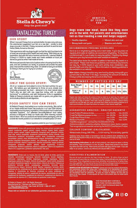 Stella & Chewy's - Tantalizing Turkey Dinner Patties Freeze-Dried Raw Dog Food - ARMOR THE POOCH