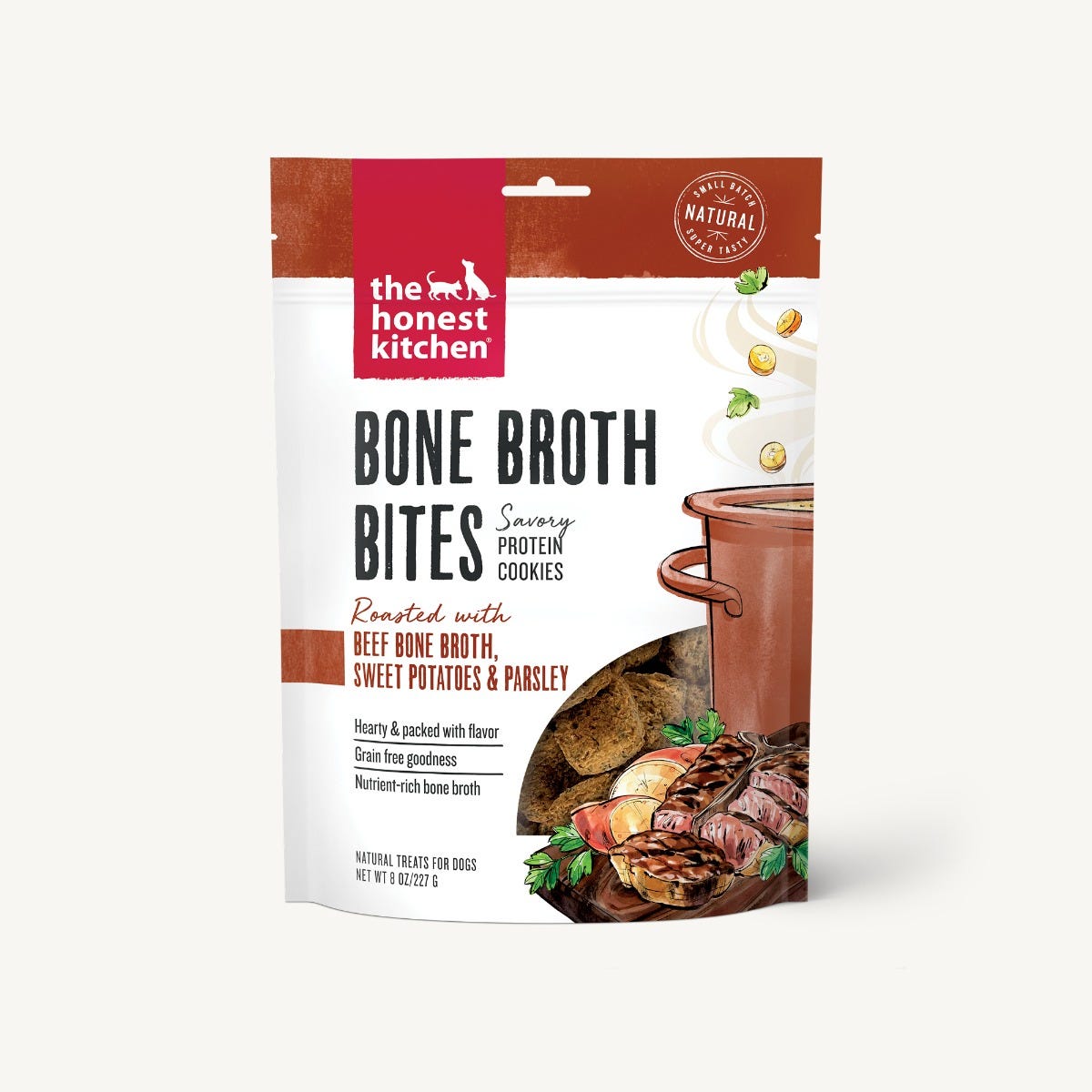 The Honest Kitchen - Bone Broth Bites - Roasted with Beef Bone Broth & Sweet Potatoes Treats