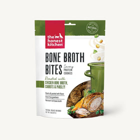 The Honest Kitchen | Bone Broth Bites | Roasted with Chicken Bone Broth & Carrots Treats | ARMOR THE POOCH