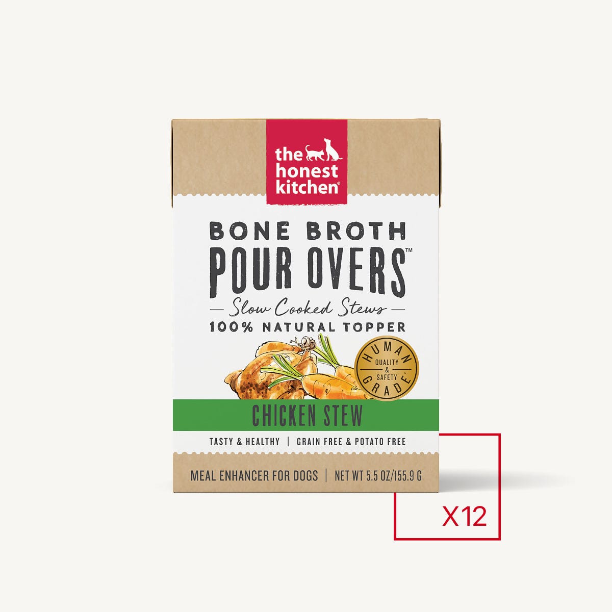 The Honest Kitchen - Bone Broth Pour Overs - Chicken (Wet Dog Food)