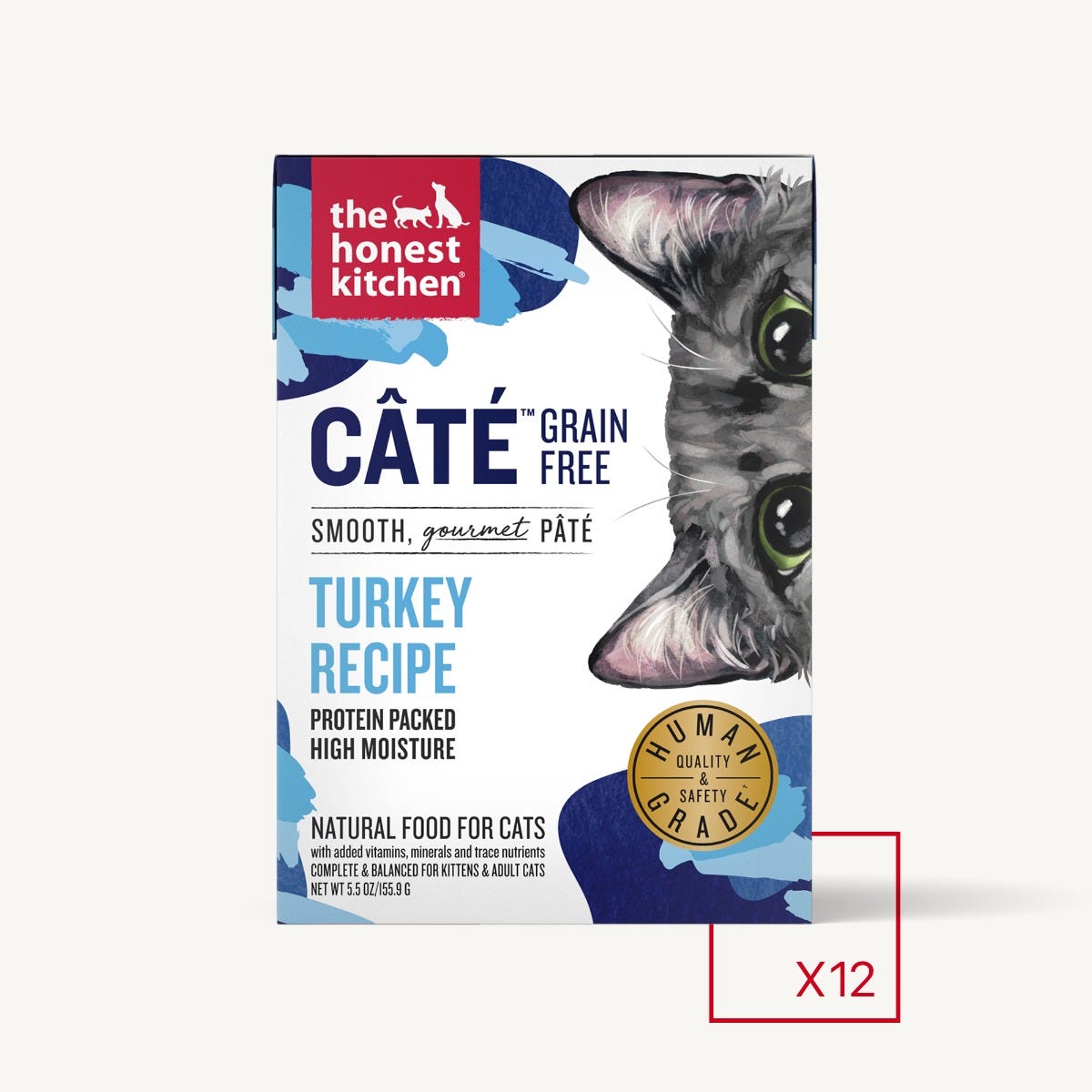 The Honest Kitchen | Grain Free Turkey Pate | Wet Cat Food | ARMOR THE POOCH