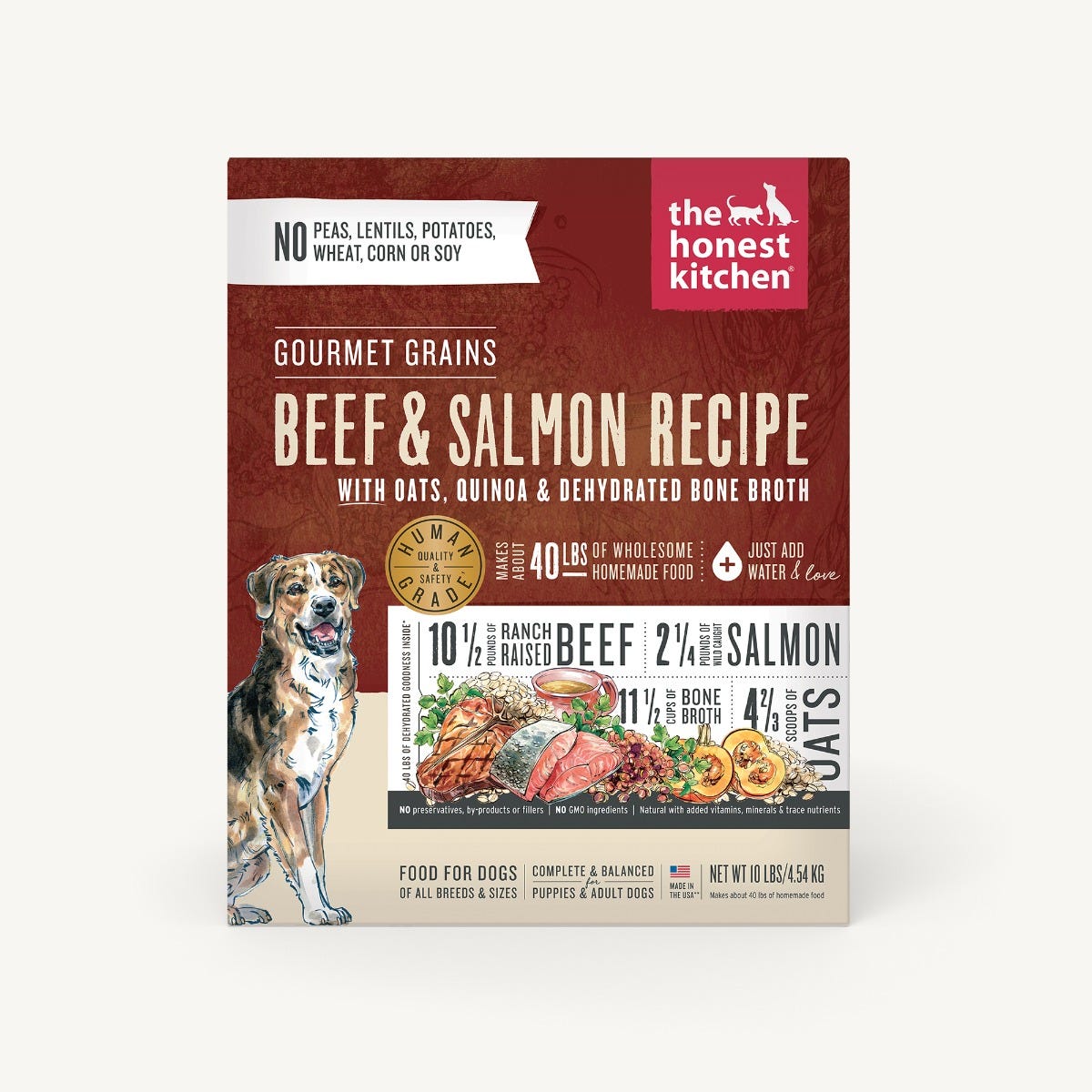 The Honest Kitchen Dog Food | Dehydrated Gourmet Grain Beef & Salmon | ARMOR THE POOCH