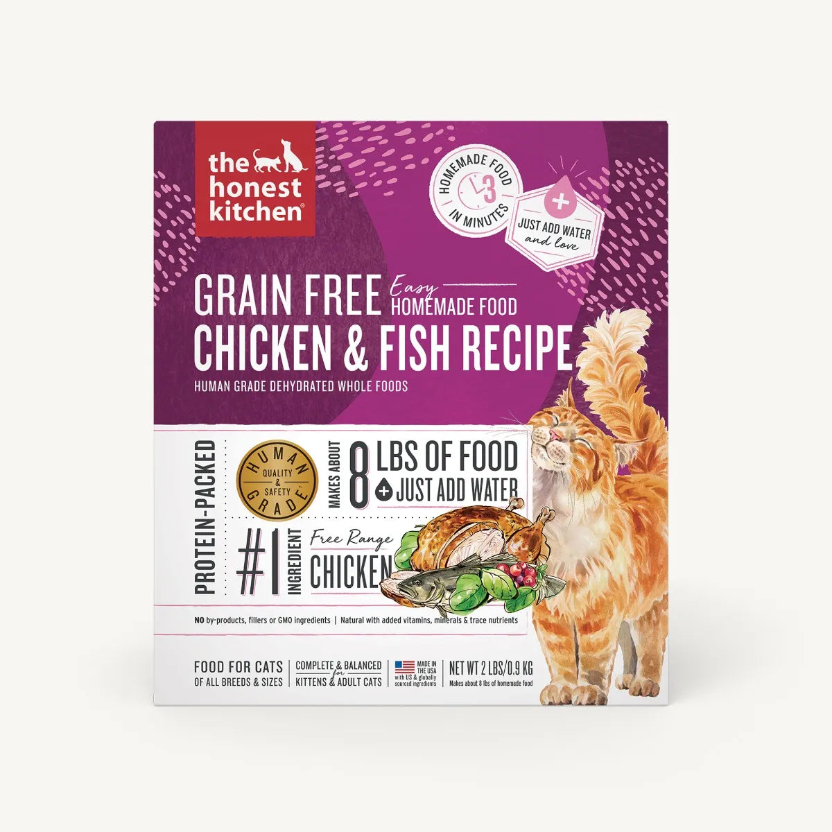 The Honest Kitchen | Grain Free Chicken & Fish Dehydrated Cat Food | ARMOR THE POOCH