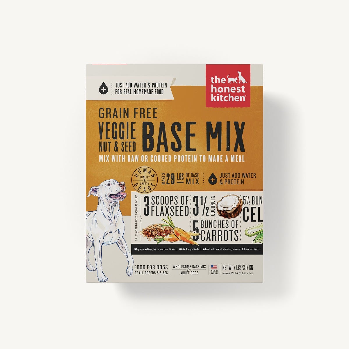 The Honest Kitchen - Dehydrated - Grain Free Veggie, Nut & Seed Based Mix (Dog Food)