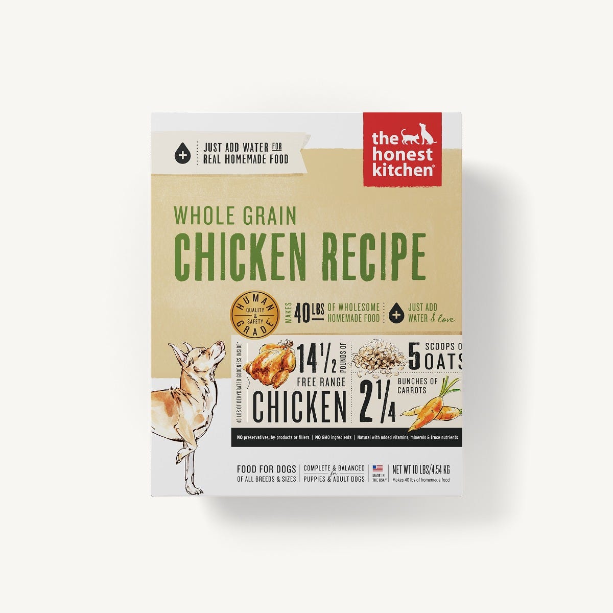 The Honest Kitchen - Dehydrated - Whole Grain Chicken Recipe (Dog Food)