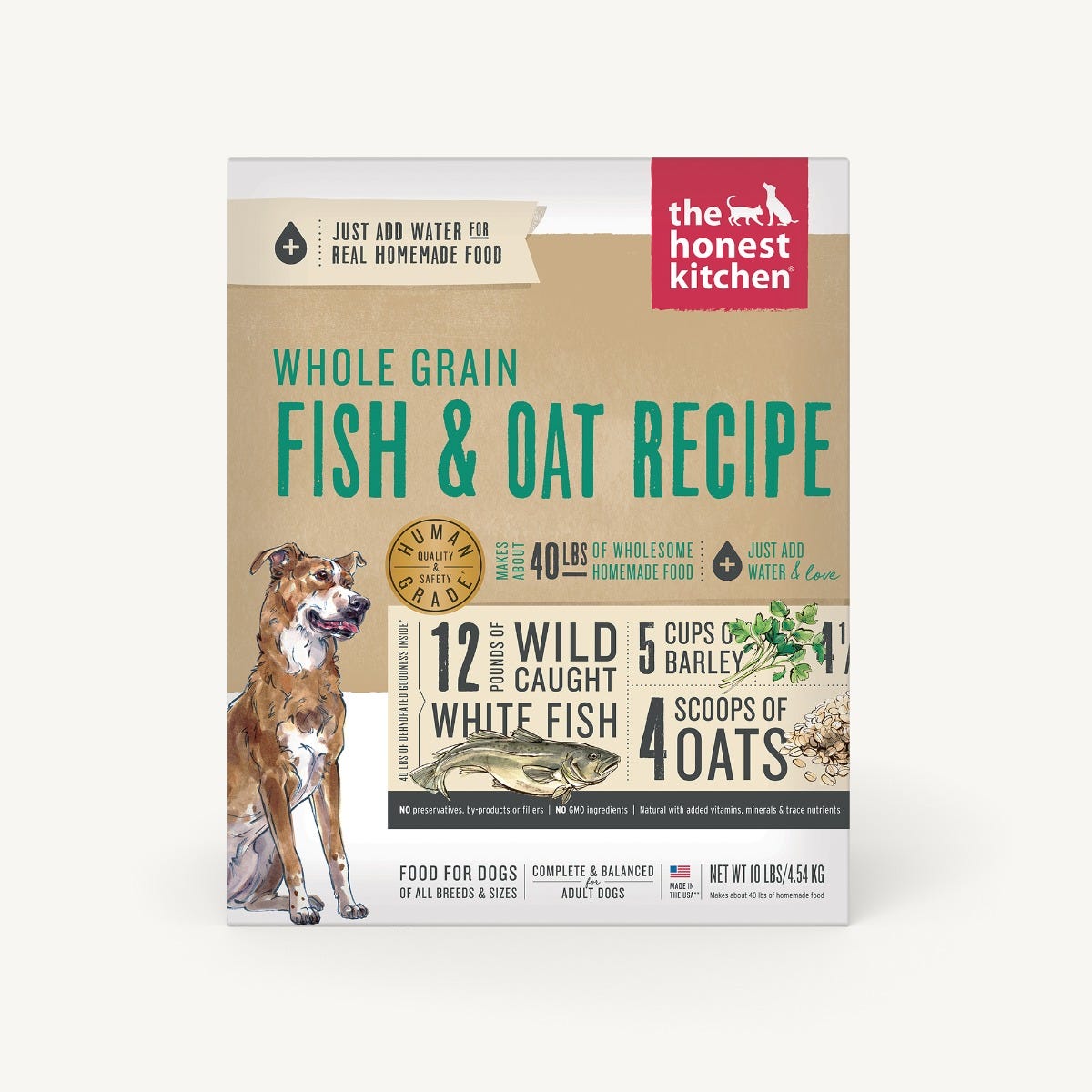 The Honest Kitchen - Dehydrated - Whole Grain Fist & Oat Recipe (Dog Food)