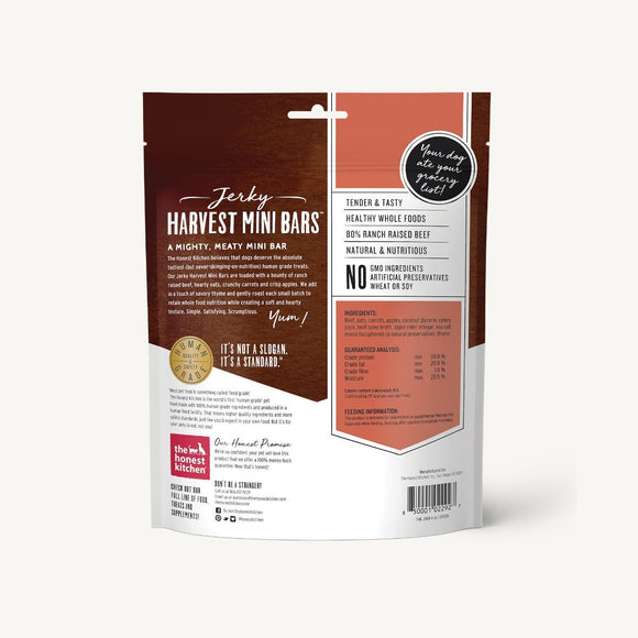 The Honest Kitchen - Jerky Harvest Mini Bars - Beef Recipe with Carrots & Apples