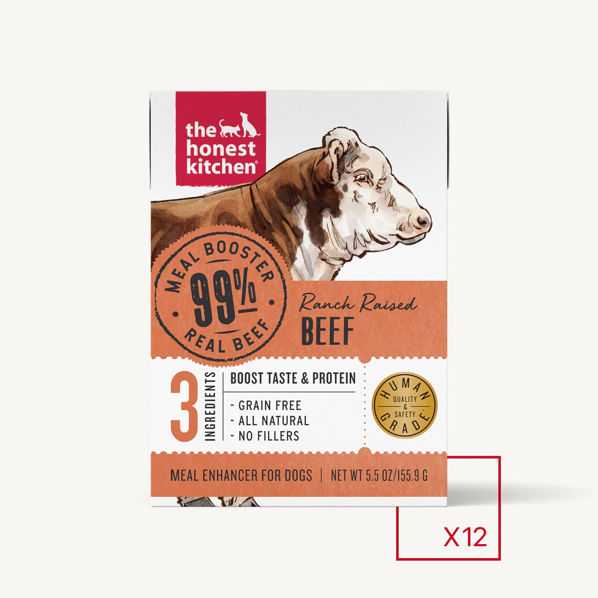 The Honest Kitchen - Meal Booster - 99% Beef (Wet Dog Food)