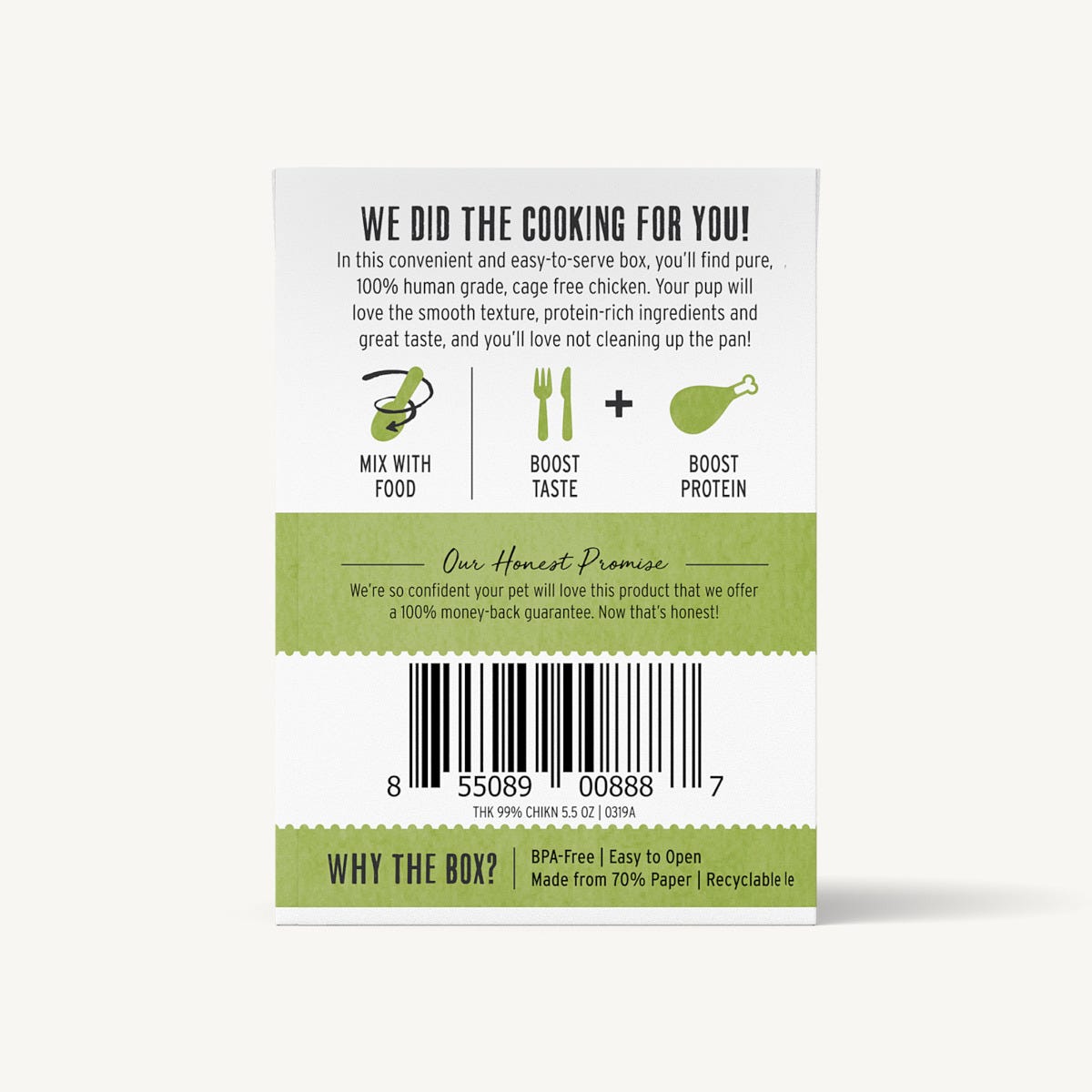 The Honest Kitchen - Meal Booster - 99% Chicken (Dog Food)