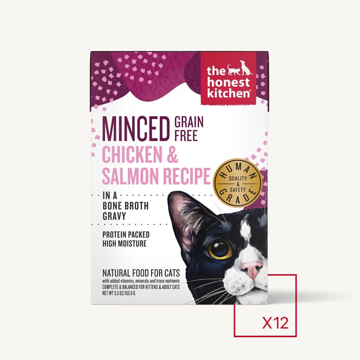 The Honest Kitchen | Pet Food Stores Near Me Toronto | Wet Cat Food | Minced Chicken & Salmon In Bone Broth Gravy | ARMOR THE POOCH
