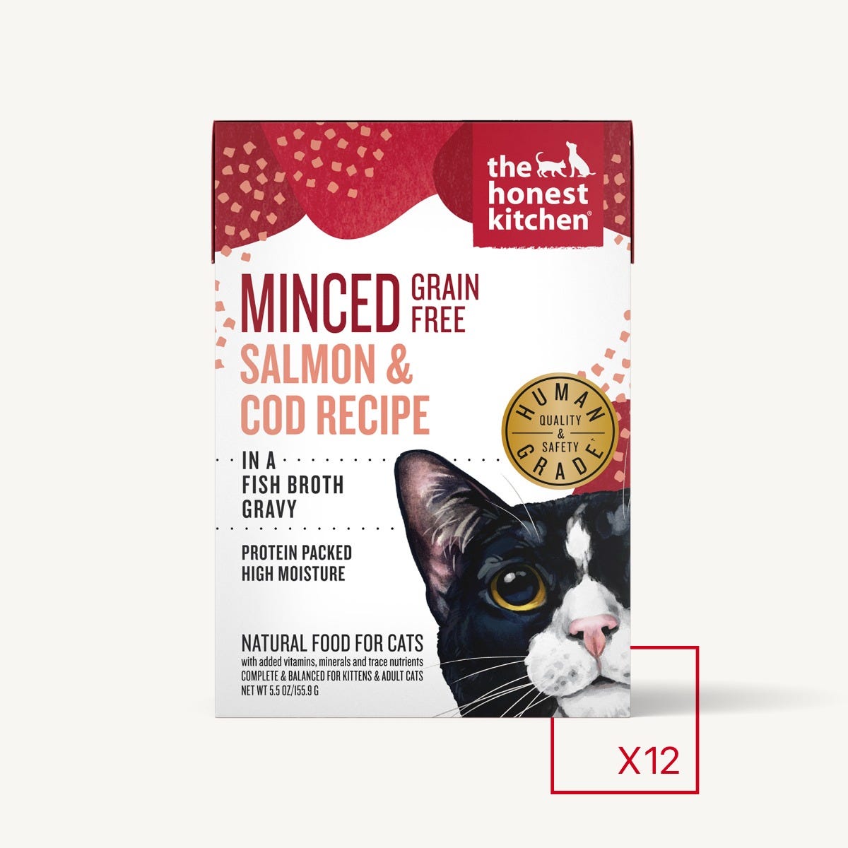 The Honest Kitchen | Salmon & Cod In Fish Broth Gravy | Wet Cat Food | ARMOR THE POOCH