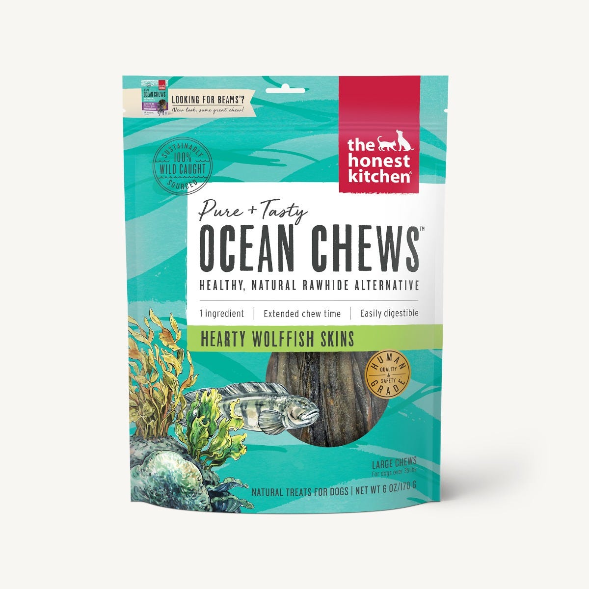 The Honest Kitchen - Ocean Chews - Hearty Wolffish Skins