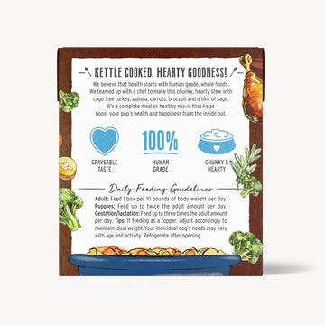 The Honest Kitchen Dog Food - One Pot Stews - Tender Turkey Stew With Quinoa Carrots & Broccoli (Wet Dog Food) - ARMOR THE POOCH