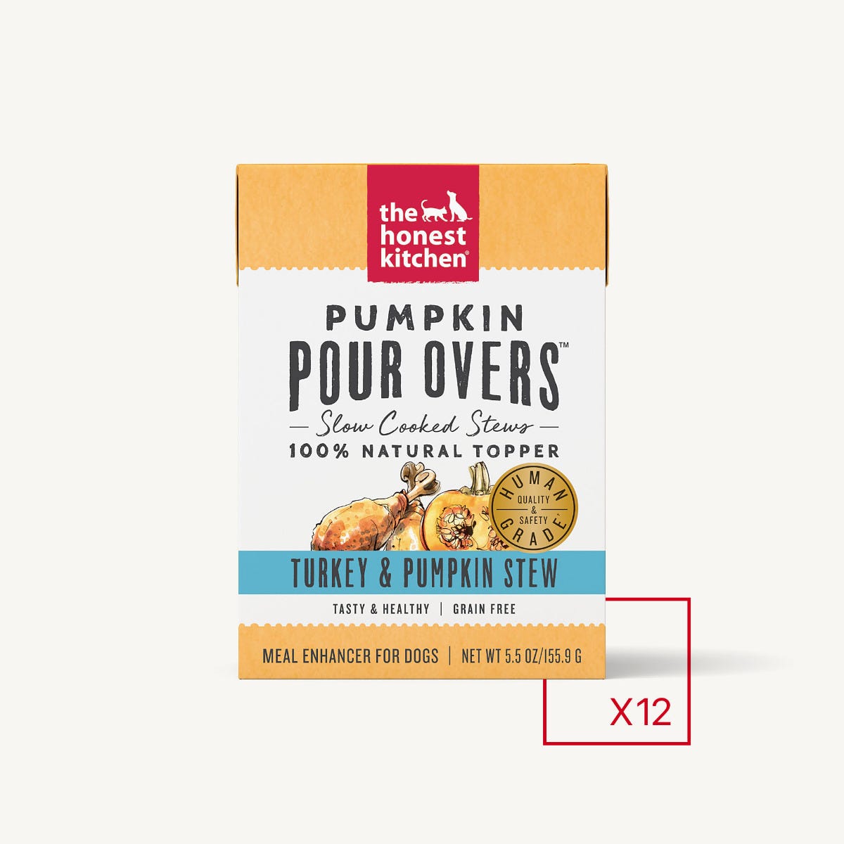 The Honest Kitchen - Pumpkin Pour Overs - Turkey (Wet Dog Food)