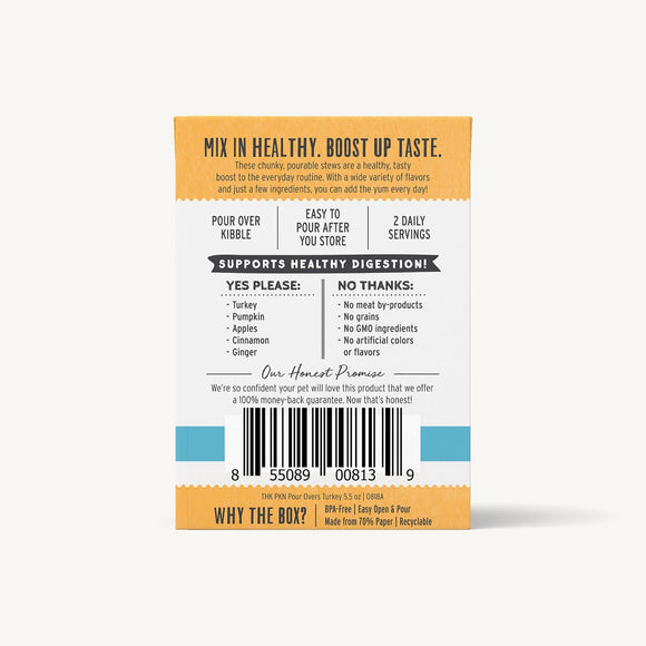 The Honest Kitchen - Pumpkin Pour Overs - Turkey (Wet Dog Food)