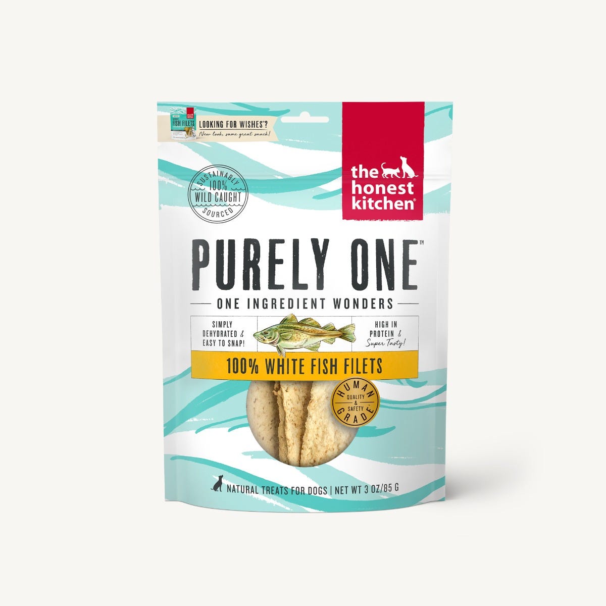 The Honest Kitchen | Purely One | 100% White Fish Filets | ARMOR THE POOCH
