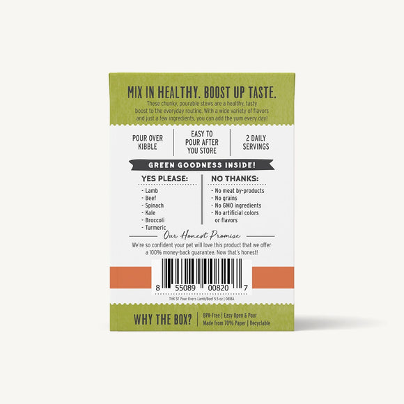 The Honest Kitchen - Superfood Pour Overs - Lamb & Beef (Wet Dog Food)