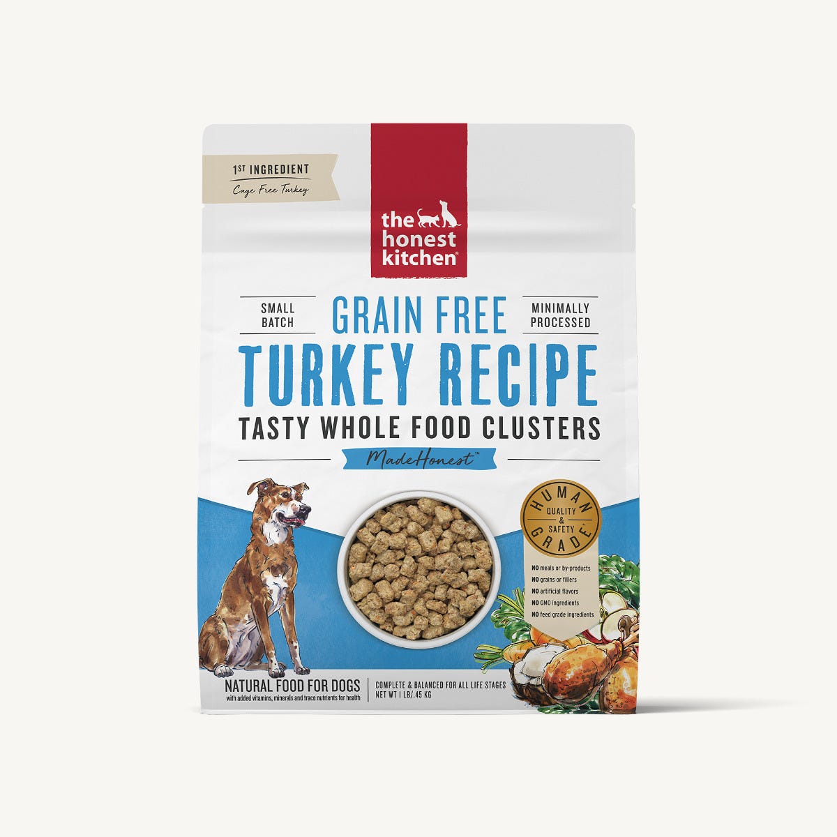 The Honest Kitchen - Whole Food Clusters - Grain Free Turkey (Dry Dog Food)