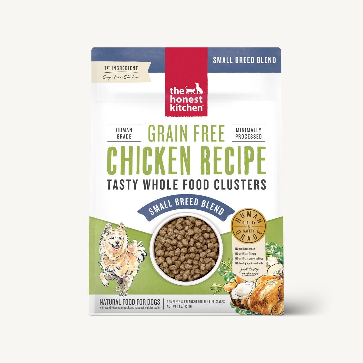 The Honest Kitchen - Whole Food Clusters For Small Breeds - Grain Free Chicken (Dry Dog Food)