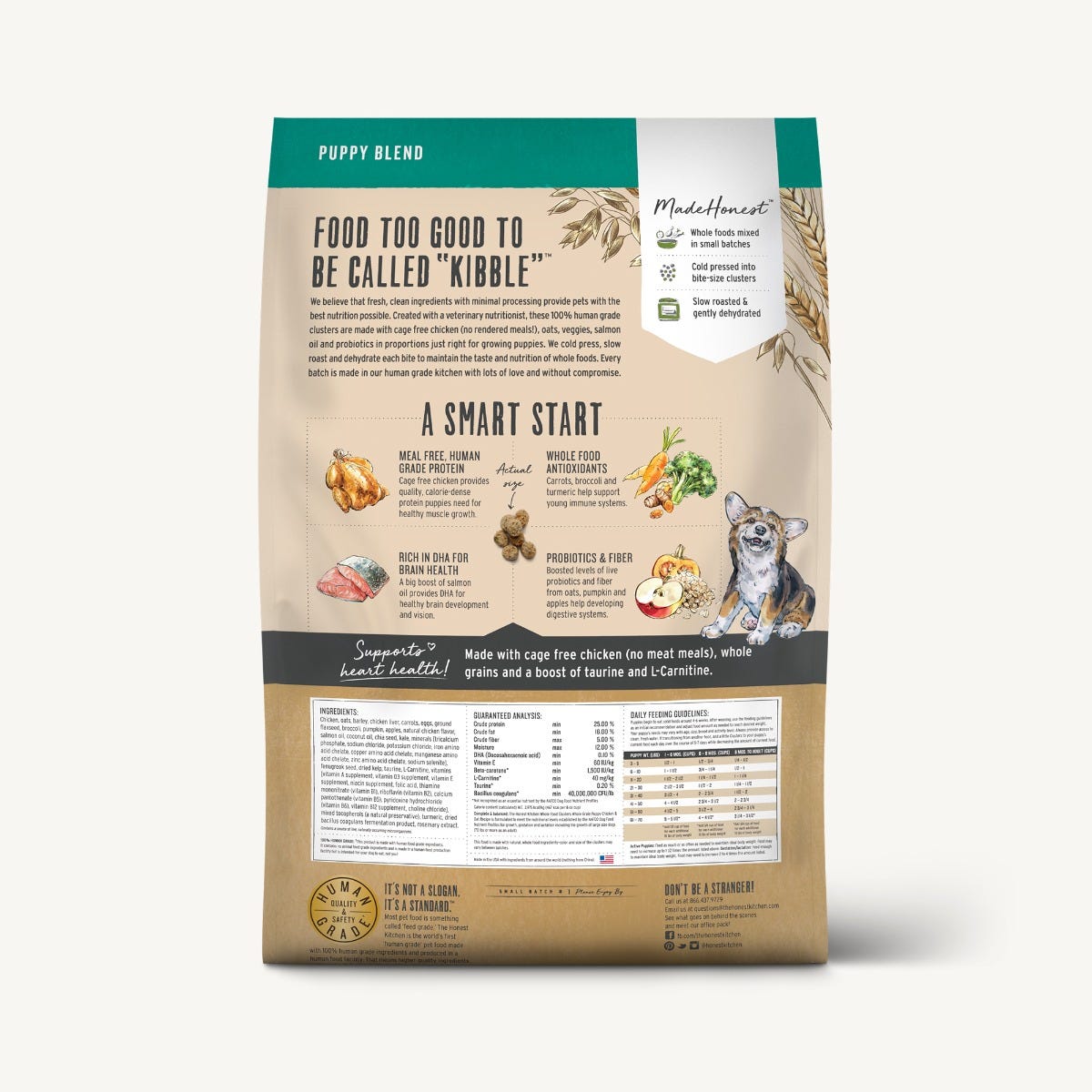 The Honest Kitchen - Whole Food Clusters for Puppies - Whole Grain Chicken Recipe (Dry Dog Food)