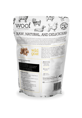 The NZ Natural Pet Food Co. | Woof | Freeze Dried Wild Goat | Dog Treats
