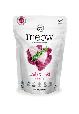 The NZ Natural Pet Food Co. | meow | Freeze Dried Lamb & Hoki Recipe (For Cats)| Pet Store Toronto