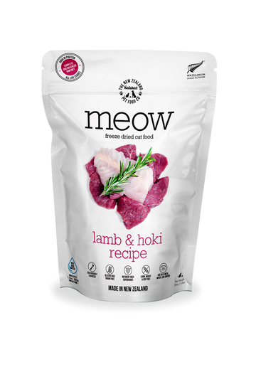 The NZ Natural Pet Food Co. | meow | Freeze Dried Lamb & Hoki Recipe (For Cats)| Pet Store Toronto