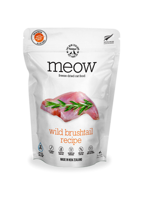 The NZ Natural Pet Food Co. | meow | Freeze Dried Wild Brushtail Recipe | Cat Food