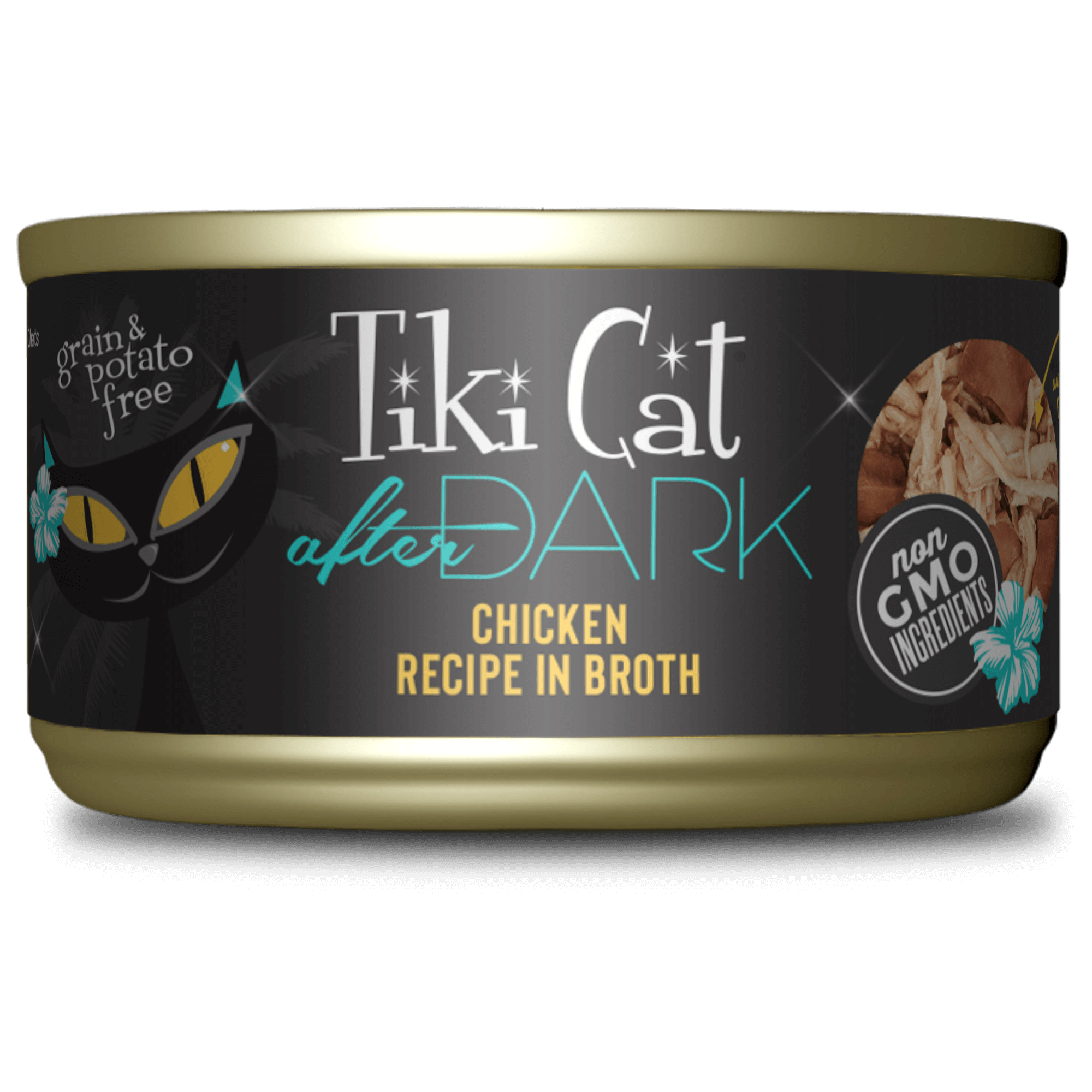 Tiki Cat - After Dark - Chicken Recipe in Broth for Cats