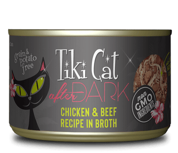 Tiki Cat - After Dark - Chicken & Beef Recipe in Broth for Cats
