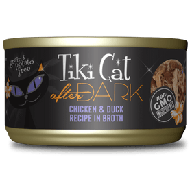 Tiki Cat - After Dark - Chicken & Duck Recipe in Broth for Cats