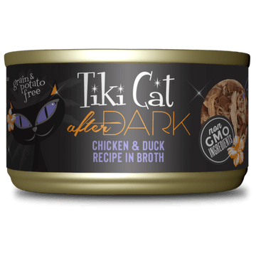 Tiki Cat - After Dark - Chicken & Duck Recipe in Broth for Cats
