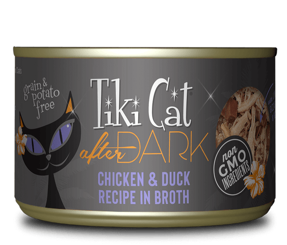 Tiki Cat - After Dark - Chicken & Duck Recipe in Broth for Cats