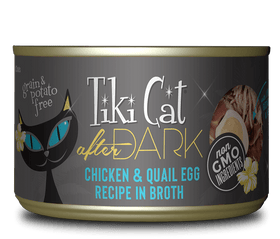Tiki Cat - After Dark - Chicken & Quail Egg Recipe in Broth for Cats