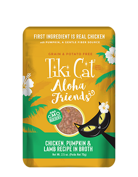 Tiki Cat - Aloha Friends - Chicken, Pumpkin & Lamb Pouch | Cat Food Toronto