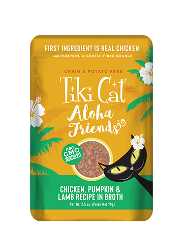 Tiki Cat - Aloha Friends - Chicken, Pumpkin & Lamb Pouch | Cat Food Toronto