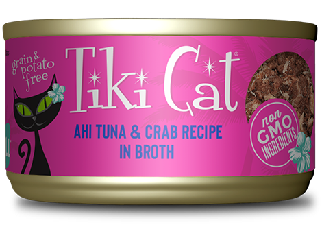 Tiki Cat - Hana Grill - Ahi Tuna & Crab in Broth for Cats