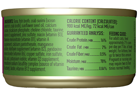 Tiki Cat - Lanai Grill - Tuna & Crab for Cats