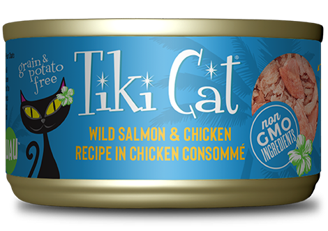 Tiki Cat - Luau - Wild Salmon & Chicken for Cats