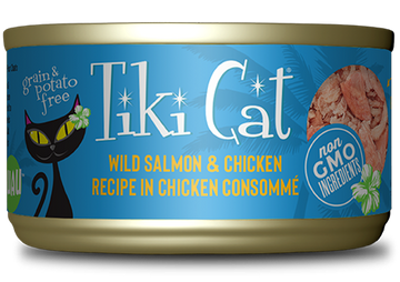 Tiki Cat - Luau - Wild Salmon & Chicken for Cats
